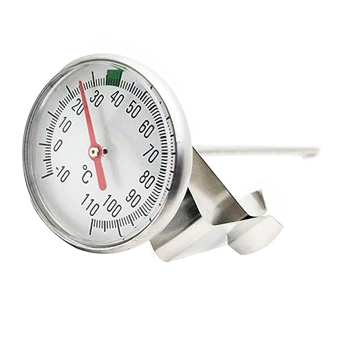 CIYODO Lebensmittelthermometer mit Clip für Milch Kaffee und Wasser Präzise Temperaturmessung für Küche und Bbq Tragbar und Leicht zu Reinigen von CIYODO