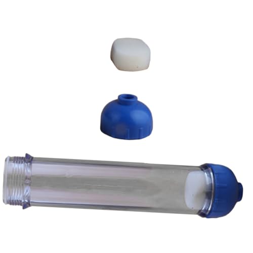 CIYODO Leeres Wasserfilter gehäuse Transparent Dickwandig DIY filterfüllung Sediment wasserreiniger Geeignet für Hauswasserfiltration Langlebig und Einfach Installierbar von CIYODO