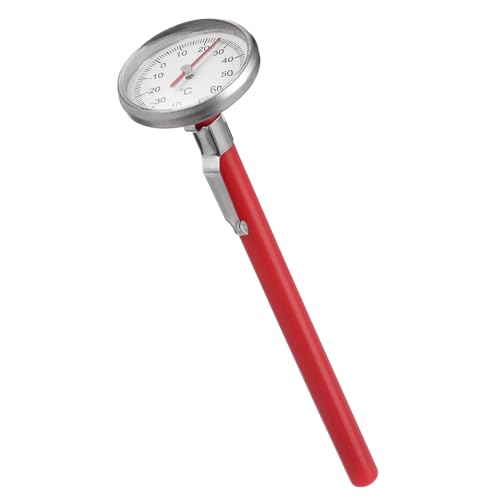 CIYODO Mechanisches Auto Innenthermometer Klimaanlagen Temperaturmessgerät ohne Batterie Einfache Montage Rotes Ziffernblatt für Fahrzeug und Wohnraumnutzung Geeignet von CIYODO