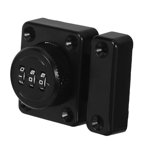 CIYODO Mechanisches Zahlenschloss für Schränke Schlüsselloser Sicherheitsschloss mit Code Kompatibel Doppeltüriges Passwortschloss Anti-diebstahl für Kleiderschränke und Möbel von CIYODO