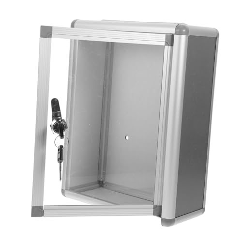 CIYODO Mehrzweck Wandmontierte Vorschlagsbox mit Schloss und Robust Großer Briefkasten für Anonyme Beschwerden und Vorschläge für Unternehmen Mitarbeiter und Kunden Sichere von CIYODO