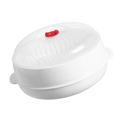 CIYODO Mikrowellen Dampfgarer mit Klarem Deckel Hitzebeständiger Lebensmittelbehälter mit Griff Mikrowellengeeignet Isolierend und Einfach zu Reinigen Praktischer Haushalts Kochgeschirr CIYODO Mikrowellen Dampfgarer mit Klarem Deckel Hitzebeständiger Lebensmittelbehälter mit Griff Mikrowellengeeignet Isolierend und Einfach zu Reinigen Praktischer Haushalts Kochgeschirr von CIYODO