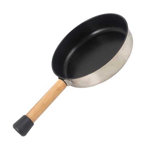 CIYODO Camping Bratpfanne mit Abnehmbarem Griff Antihaft Bratpfanne für Outdoor Kochen Leichte und Tragbare Pfanne für Camping für Eier Steaks und von CIYODO