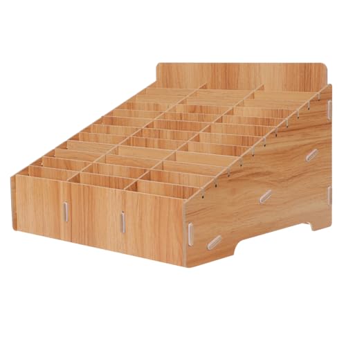 CIYODO Multifunktionale Holz Desktop Aufbewahrungsbox Fächer Telefonhalter Organizer für Büro Klassenzimmer Stabiles Naturmaterial Vielseitig für Kosmetik und Kleinteile Ordentlicher CIYODO Multifunktionale Holz Desktop Aufbewahrungsbox Fächer Telefonhalter Organizer für Büro Klassenzimmer Stabiles Naturmaterial Vielseitig für Kosmetik und Kleinteile Ordentlicher von CIYODO
