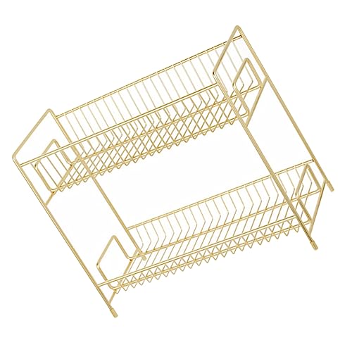 CIYODO Multifunktionales Kosmetikregal aus Teiliges Küchenregal Gold Platzsparendes Organizer Regal für Badezimmer und Arbeitsplatte Design für Home Office CIYODO Multifunktionales Kosmetikregal aus Teiliges Küchenregal Gold Platzsparendes Organizer Regal für Badezimmer und Arbeitsplatte Design für Home Office von CIYODO