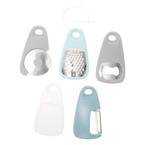 CIYODO Multifunktionales Küchengeräte Set Teilig Gemüseschneider Obstschäler Kleiner Reibe Flaschenöffner Praktische Küchenhelfer für Camping und Alltag von CIYODO