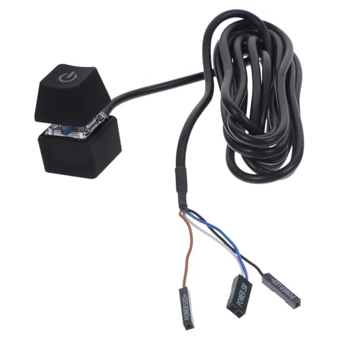 CIYODO Stück Netzschalter für Desktop Computer Externer Power Button Kompakt mit LED Anzeige Verlängerungskabel für Motherboard CIYODO Stück Netzschalter für Desktop Computer Externer Power Button Kompakt mit LED Anzeige Verlängerungskabel für Motherboard von CIYODO