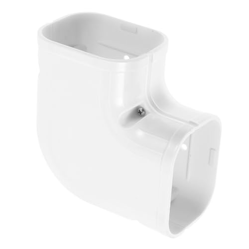 CIYODO PVC Luftkanal Abdeckung Flacher Winkel Verbinder für Zentrale Klimaanlagen Rohrschutz Vielseitig Kompatibel Einfach Zuschneidbar Stilvolles Design Schnelle Montage ohne Profi von CIYODO