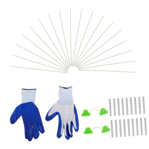 CIYODO Pflanzenstütze für Gewächshäuser Flexibler für Hochbeete Gartenpfähle zur Unterstützung von Abdeckungen und Tunneln Einfache Installation und Langlebig von CIYODO