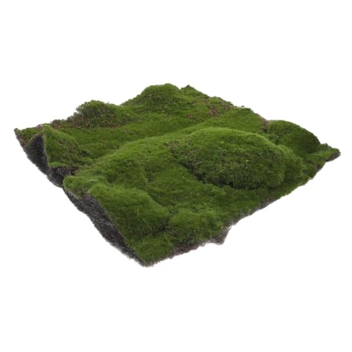 CIYODO Realistisches Kunstmoos Matte für DIY Projekte Wiederverwendbarer Kunstgras Teppich für Miniatur Dollhouses und Garten Dekorationen für und Außenbereiche von CIYODO