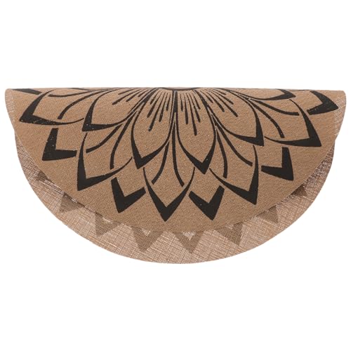 CIYODO Tischmatte Runde Kork-untersetzer Für Getränke Warme Esstischsets Boho Dekor Garten-tischset Mit Kaffeemotiv von CIYODO