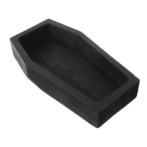 CIYODO Rustikales Holz Servierbrett Sargform Vielseitiges Party Tablett für Snacks Früchte und Vorspeisen Langlebiges Holztablett für Halloween und Ganzjährig Eleganter Rustikaler CIYODO Rustikales Holz Servierbrett Sargform Vielseitiges Party Tablett für Snacks Früchte und Vorspeisen Langlebiges Holztablett für Halloween und Ganzjährig Eleganter Rustikaler von CIYODO