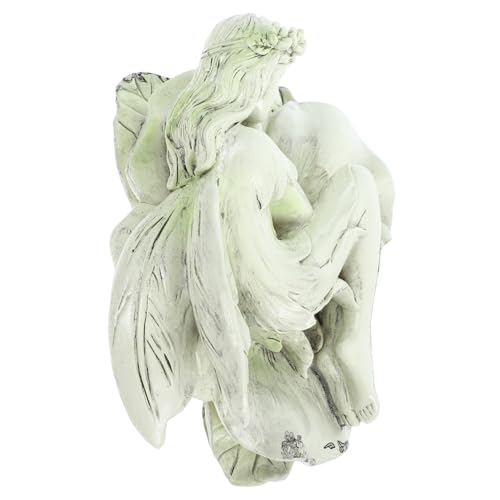CIYODO Schlafende Elf Statue Resin Bezaubernde Gartenfigur für Outdoor Dekoration Tischdeko Vielseitig Einsetzbar im Garten oder Tisch Hochwertiges Design mit Feiner Verarbeitung CIYODO Schlafende Elf Statue Resin Bezaubernde Gartenfigur für Outdoor Dekoration Tischdeko Vielseitig Einsetzbar im Garten oder Tisch Hochwertiges Design mit Feiner Verarbeitung von CIYODO