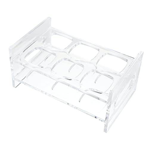 CIYODO Schnapsglashalter Transparent Stabiles Reihiges Fach Shot Regal Trinkglas Organizer für Bar Pub Restaurant Wiederverwendbar und Leicht zu Reinigen von CIYODO