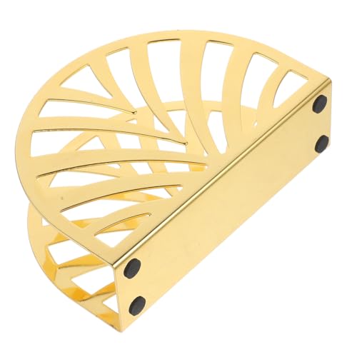 CIYODO Serviettenhalter Gold Rund Napkin Holder Stand für Esstisch Küche Bar Restaurant Vielseitig und Platzsparend von CIYODO
