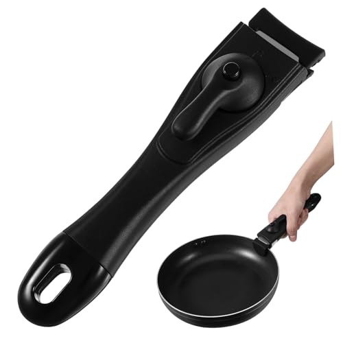 CIYODO Silikon Pfannengriff Abnehmbar Hitze rutschfest Ergonomisch Leicht Für Bratpfannen Woks Und Töpfe Küchenutensil Zubehör von CIYODO