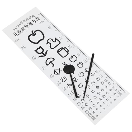 CIYODO Standard Sehtafel für Wandhängendes Augenuntersuchungsdiagramm Einfach zu Bedienen für Klassenzimmer und Visionstests Sichttest Blocker CIYODO Standard Sehtafel für Wandhängendes Augenuntersuchungsdiagramm Einfach zu Bedienen für Klassenzimmer und Visionstests Sichttest Blocker von CIYODO