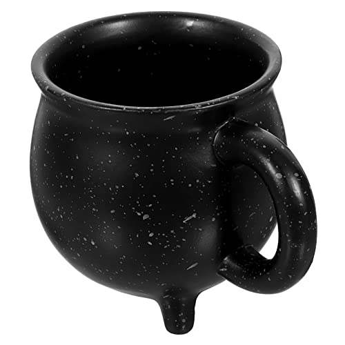 CIYODO Dreibein-kesselbecher Hexerei-kaffeetassen Hexenkaffeetasse Aus Porzellan Hexenraum Gothic-becher Kessel Suppenschüssel Stativbecher Halloween Keramik 3d Große Tasse von CIYODO