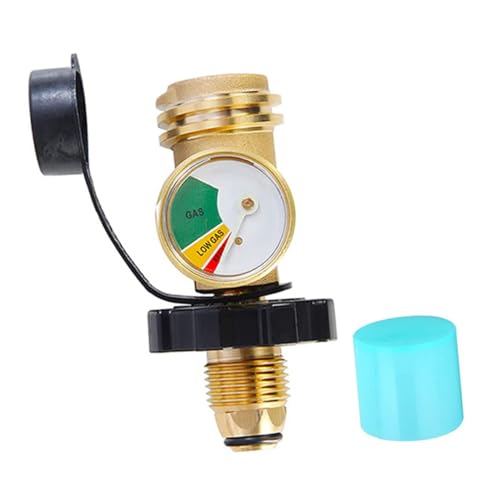 CIYODO Tank Adapter mit Manometer Langlebiger Nachfülladapter für Grill und Heizgerät zu Installieren Kompatibilität für Gasbetriebene CIYODO Tank Adapter mit Manometer Langlebiger Nachfülladapter für Grill und Heizgerät zu Installieren Kompatibilität für Gasbetriebene von CIYODO