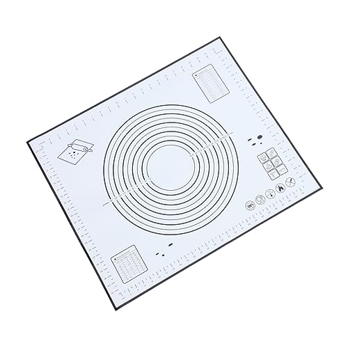 CIYODO Teigmatte 50x60cm Silikon Backunterlage Maße Anti-Rutsch Gebäck Kissen für Kuchen CIYODO Teigmatte 50x60cm Silikon Backunterlage Maße Anti-Rutsch Gebäck Kissen für Kuchen von CIYODO