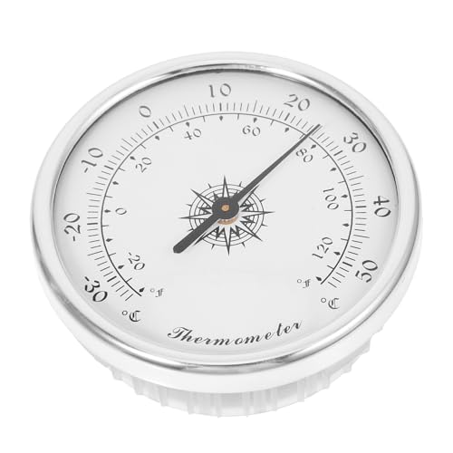 CIYODO Thermometer Hygrometer für Wandmontage Präzise Temperatur und Luftfeuchtigkeitsmessung für Wohnzimmer Schlafzimmer und Badezimmer Silbernes Design CIYODO Thermometer Hygrometer für Wandmontage Präzise Temperatur und Luftfeuchtigkeitsmessung für Wohnzimmer Schlafzimmer und Badezimmer Silbernes Design von CIYODO