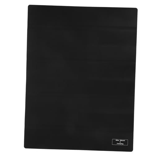 CIYODO Tischschutzmatte für Outdoor Camping Hitzebeständige Unterlage für Grill BBQ und Heiße Speisen Wasser und Ölabweisend Vielseitig Einsetzbar Schwarz von CIYODO