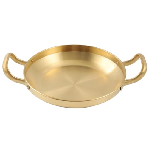 CIYODO Kochtopf Aus Edelstahl Flacher Topf Für Meeresfrüchte Schneller Aufheiztopf Für Küche Und Hot Pot von CIYODO