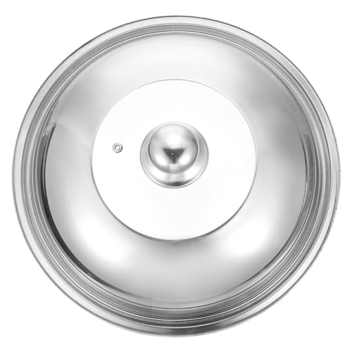 CIYODO Deckel Für Bratpfanne Aus Edelstahl Mit Griff Topfdeckel Haushalt Spülmaschinenfest Und Robust von CIYODO
