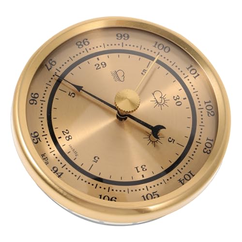 CIYODO Tragbares Barometer Zifferblattbarometer mit Thermometer Hygrometer Wettervorhersage Luftdruckmessgerät Multifunktions-werkzeug für Haushalt und Unterwegs Klein Leicht Präzise von CIYODO