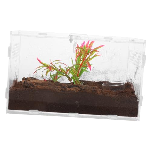CIYODO Transparente Reptilien Terrarium Box aus mit Belüftungslöchern Klare Aufzuchtbox für Leopardgecko Spinnen Frösche Leicht zu Reinigen für Zuhause Teiliges CIYODO Transparente Reptilien Terrarium Box aus mit Belüftungslöchern Klare Aufzuchtbox für Leopardgecko Spinnen Frösche Leicht zu Reinigen für Zuhause Teiliges von CIYODO