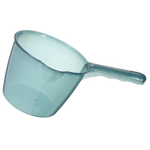 CIYODO Transparente Wasserkelle mit Langem Griff Dickes Material Komfortabler Küchen und Badlöffel zum Einfachen Wasser Schöpfen Vielseitig für Haushalt Gemüsewaschen und Garten Geeignet von CIYODO
