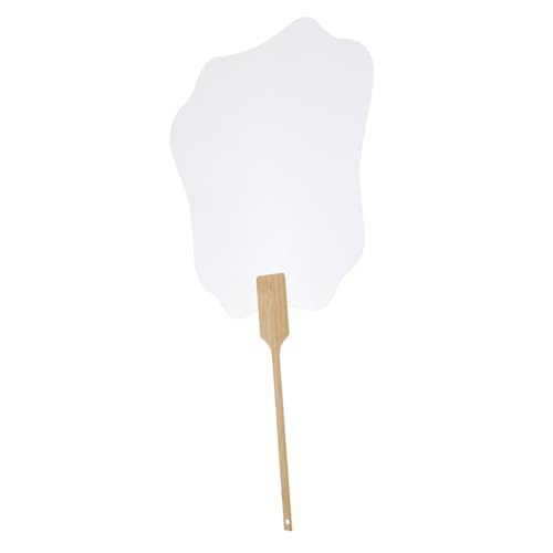 CIYODO Transparenter Fächer Lüfter Tragbare Ventilatoren Dekorativer Graffiti-fan Fans Handhaben Leerer Malfächer Handfächer Im Chinesischen Stil Leere Malerei Handfächer von CIYODO