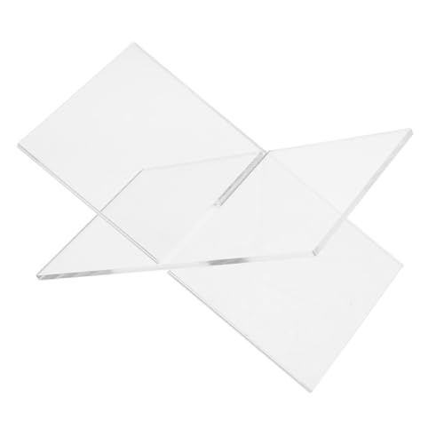 CIYODO Transparenter Kunststoff Buchständer Stabiles Küchen Lesepult für Kochbücher Magazine Tablets Desktop Tablet Ständer und Buchhalter für Küche und Büro von CIYODO