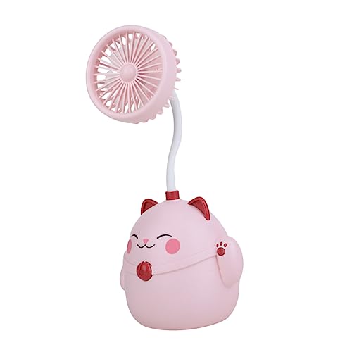 CIYODO USB Tischventilator mit Stifthalter Tragbarer Leiser Lüfter für Zuhause und Büro Verstellbar Wiederaufladbar Süßes Cartoon Design für Studenten CIYODO USB Tischventilator mit Stifthalter Tragbarer Leiser Lüfter für Zuhause und Büro Verstellbar Wiederaufladbar Süßes Cartoon Design für Studenten von CIYODO