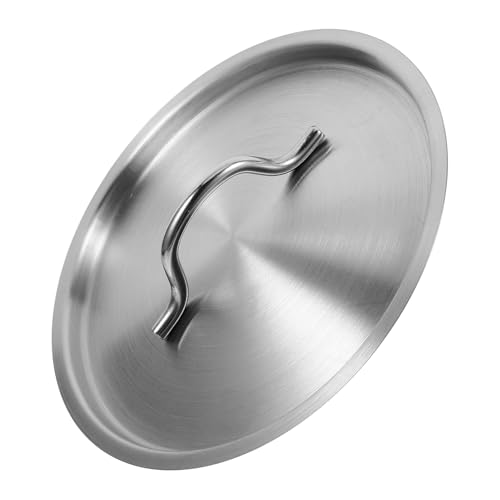 CIYODO Universaler Edelstahl Topfdeckel Rund Extra Dickes Kochgeschirr Ersatzdeckel für Pfannen Woks Gusseisen Töpfe Hitzebeständig Langlebig Praktische Griffform CIYODO Universaler Edelstahl Topfdeckel Rund Extra Dickes Kochgeschirr Ersatzdeckel für Pfannen Woks Gusseisen Töpfe Hitzebeständig Langlebig Praktische Griffform von CIYODO