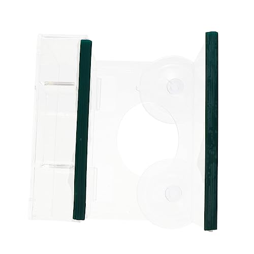 CIYODO Vogelfutterstation mit Starkem Saugmechanismus Wandmontierter Transparenter Fenster Vogelfutterspender für Garten und Abnehmbar zur Vogelbeobachtung von CIYODO