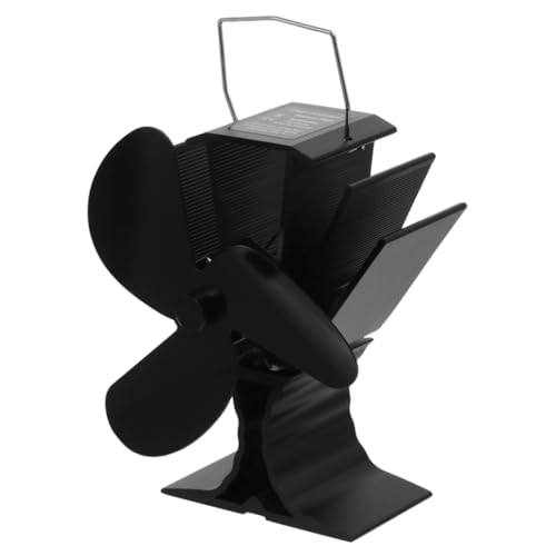 CIYODO Wärmebetriebener Ofenventilator mit Rotorblättern Effiziente Wärmeverteilung für Holzöfen und Geräuschlos Strombedarf Optimal für Wohnräume von CIYODO