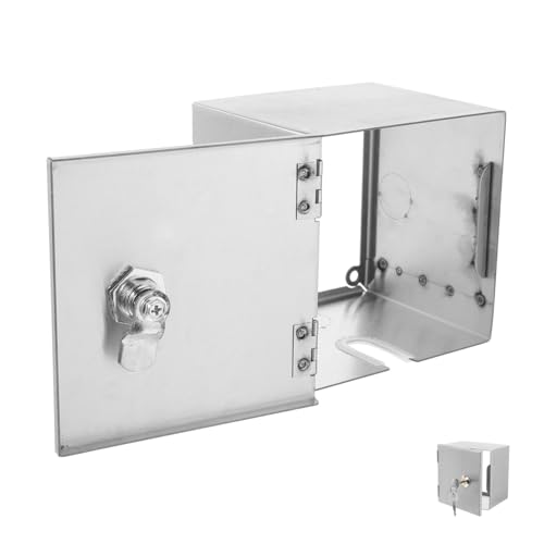 CIYODO Wandmontierte Wasserdichte Steckdosenbox mit Schloss Wetterfeste Elektrische Schutzbox für Außen Robuster Schalter Schutz Geräumig Einfache Installation Diebstahlschutz von CIYODO