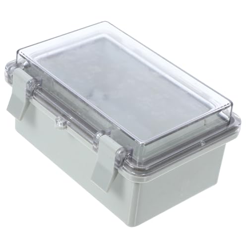 CIYODO Wasserdichte Abzweigdose mit Transparentem Deckel Abs Kunststoff Outdoor Verteilerkasten für Elektrische Verdrahtung Wetterfeste Anschlussbox für Garten Straßenbeleuchtung CIYODO Wasserdichte Abzweigdose mit Transparentem Deckel Abs Kunststoff Outdoor Verteilerkasten für Elektrische Verdrahtung Wetterfeste Anschlussbox für Garten Straßenbeleuchtung von CIYODO