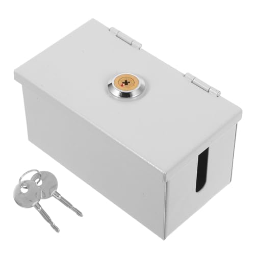 CIYODO Wasserdichte Outdoor Steckdosenbox mit Schloss Wetterfeste Schutzabdeckung für Steckdosen Kompakte Robuste Diebstahlsicherung für Außenbereich Sichere Ladestationsschutz von CIYODO