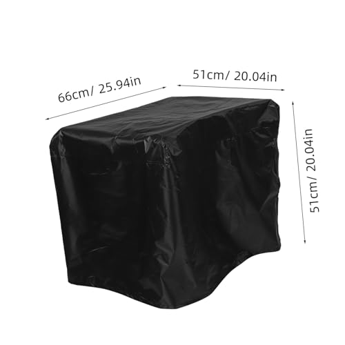 CIYODO Wasserdichte Oxford Stoff Generatorabdeckung Schutzhaube für Outdoor Geräte Staub Witterungsschutz Passform für Portable Generatoren von CIYODO