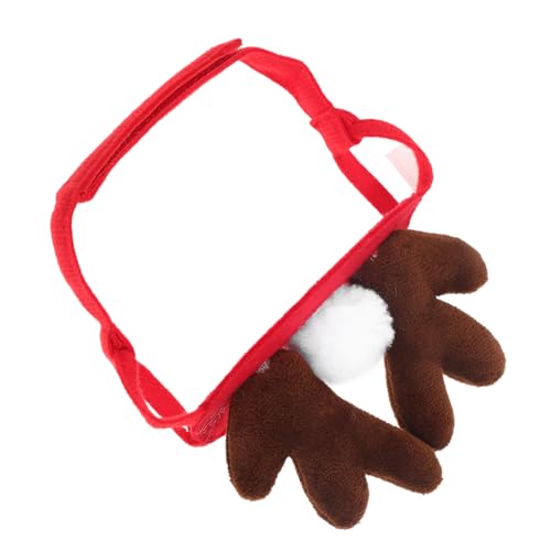 CIYODO Weihnachtliches Haustier Stirnband mit Verstellbaren Rentiergeweihen für Partys und Fotoshootings für Katzen und Hunde aus Weichem Material für Hohen CIYODO Weihnachtliches Haustier Stirnband mit Verstellbaren Rentiergeweihen für Partys und Fotoshootings für Katzen und Hunde aus Weichem Material für Hohen von CIYODO