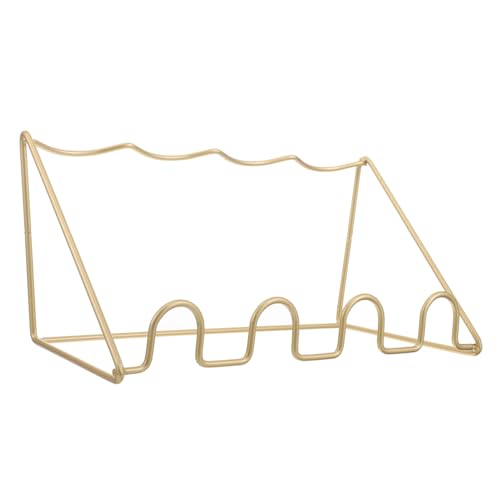 CIYODO Freistehender Weinflaschenhalter Metall Für Tisch Eleganter Rotweinflaschenständer Praktischer Weinflaschen-Display-Rack Für Bar Und Zuhause Flaschen Glänzende Goldene Farbe von CIYODO
