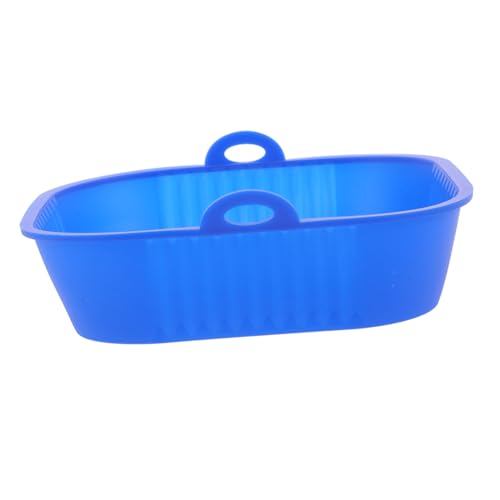 CIYODO Wiederverwendbare Silikon Backform für Heißluftfritteuse Faltbare Silikon Baking Tray mit Antihaft Beschichtung für Optimale Luftzirkulation und Einfache Blau von CIYODO