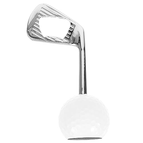 CIYODO Zinklegierter Golfball Flaschenöffner Robuster Bieröffner mit Ergonomischem Design für Partys und Freizeit Manuelles Öffnen von Flaschen Langlebig und Tragbar Perfektes von CIYODO
