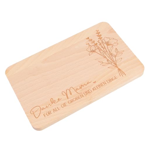 Frühstücksbrett Mama Geschenk | Muttertag | Schneidebrett |Geschenk Geburtstag | Vesperbrett | Holzbrettchen | Danke Mama von CJ&M