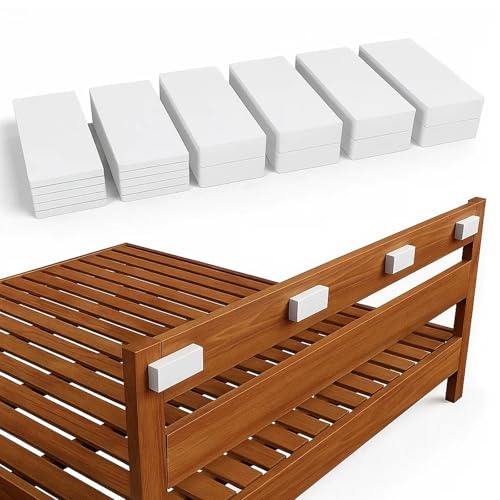 20 Stück Abstandshalter Wand, Selbstklebend Wandschutz Bett, Set Mit 2 Größen (76 * 30 * 5mm Und 76 * 30 * 15mm), Ideal Für Möbelschutz Und Geräuschreduzierung von CJAPGJW