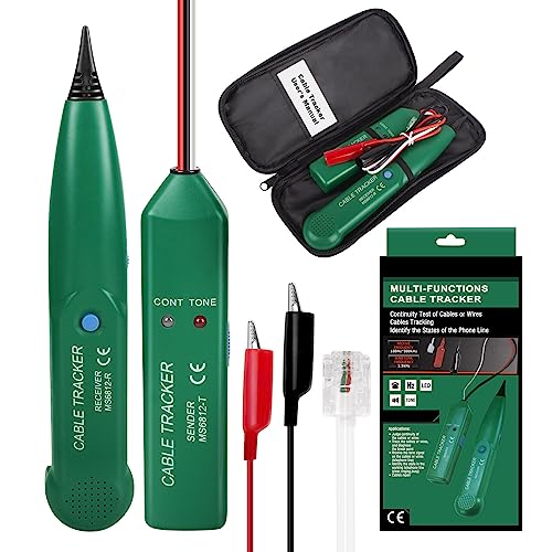 Cable Tracker, CJBIN Kabelbruch Suchgerät Mähroboter Multifunctional Checker Wire für Netzwerk Wartung Collation, Telefonleitungstest, Kontinuitätsprüfung LAN Netzwerkkabel Tester Cable Tracker, CJBIN Kabelbruch Suchgerät Mähroboter Multifunctional Checker Wire für Netzwerk Wartung Collation, Telefonleitungstest, Kontinuitätsprüfung LAN Netzwerkkabel Tester von CJBIN