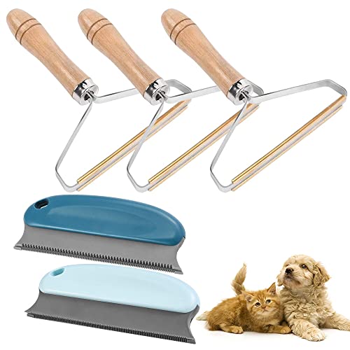 CJBIN Katzenhaarentferner, 5 Stück Tragbarer Fusselentferner Tierhaare, Tierhaare Katzenhaare Hundehaare Entfernen, Lint Remover, Tierhaarentferner für Teppich Kleidung Tierhaar und Sofa CJBIN Katzenhaarentferner, 5 Stück Tragbarer Fusselentferner Tierhaare, Tierhaare Katzenhaare Hundehaare Entfernen, Lint Remover, Tierhaarentferner für Teppich Kleidung Tierhaar und Sofa von CJBIN