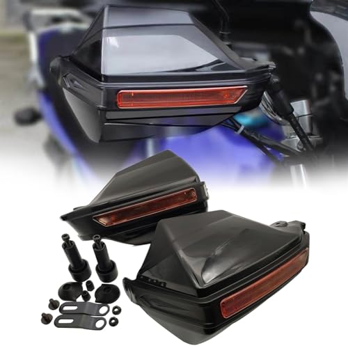 CJELPQ Motorrad Hand Schutz Griff Schutz Schild Winddicht Hand Guards Getriebe Für Y&amaha FJR1300 FZ1 F&Azer YZF R3 YZF R25 YZF R6 von CJELPQ